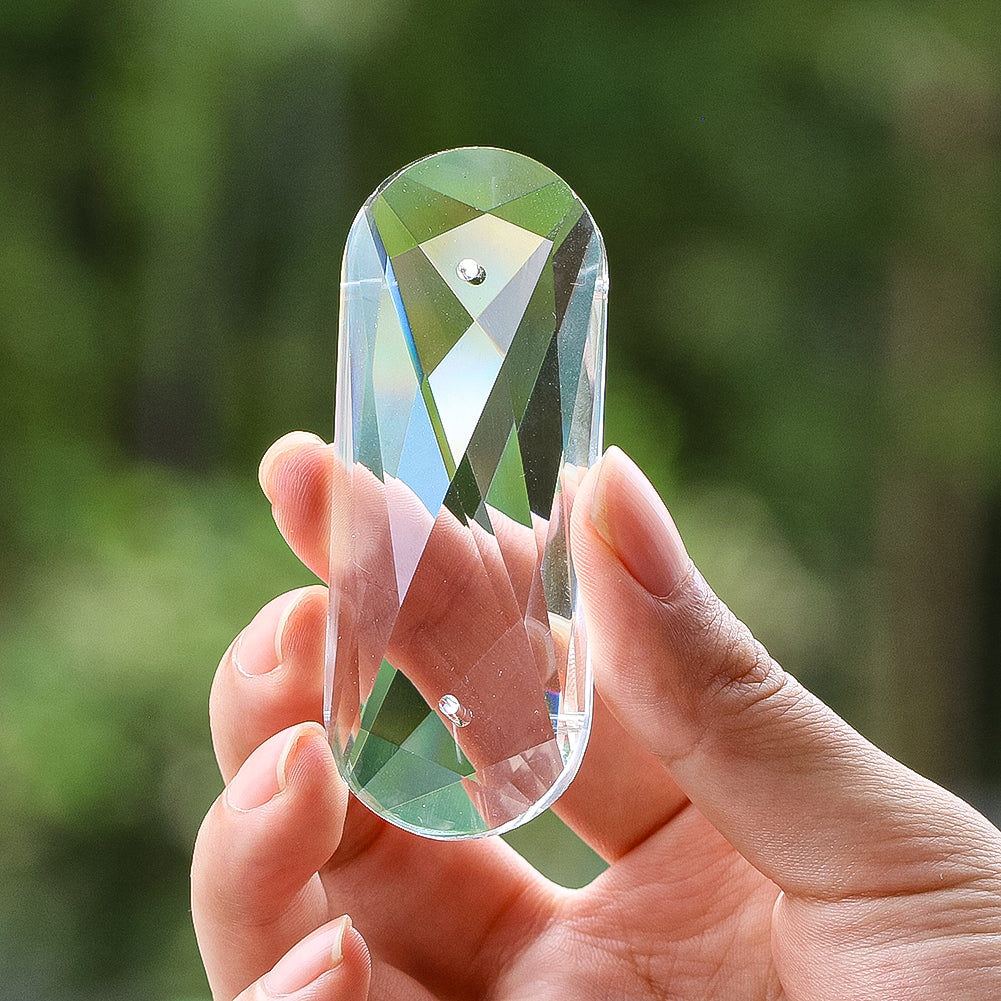 100mm Star of david CHANDELIER Crystal Prism Pendant